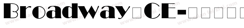 Broadway CE字体转换